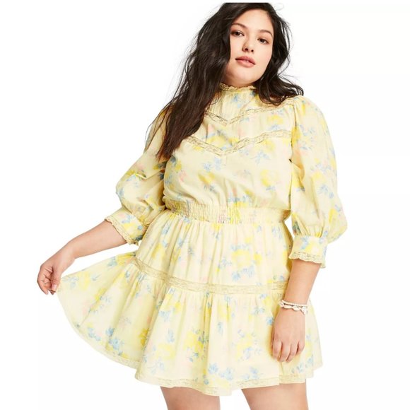 LoveShackFancy Louise Pintuck Yoke Mini Dress - Picture 4 of 6